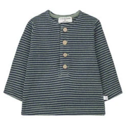 1+ In The FamilyKids 1+ In The Family Baby And Child Willem Henley T-shirt - Alpine/Navy Stripes