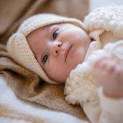 1+ In The FamilyKids 1+ In The Family Baby Etienne Vest - Ecru Cream