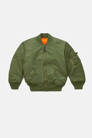 ALPHA INDUSTRIESKids Alpha Industries Bomber Jacket - Green