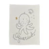 Moon Babe Blanketskids Moon Babe Blankets Aquarius Babe Blanket - Ivory/light Grey/ochre