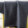 CaramelKids Caramel BABY KNITTED BLANKET - DARK GREY