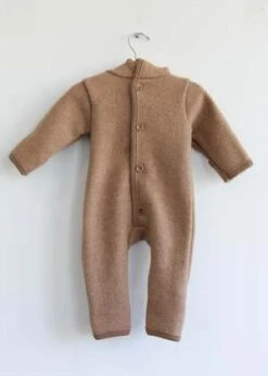 DisanaBabies Boiled Wool Overall - Caramel