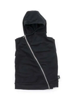 NununuKids NUNUNU Asymmetrical Vest - Black