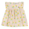 Bobo ChosesKids Bobo Choses Baby Sea Flower All Over Ruffle Dress - White