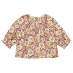 BontonKids Bonton Flower Blouse - Pink Daisy Print