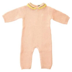 BontonKids Bonton Baby Jumpsuit - Shellfish Pink