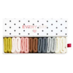 BontonKids Bonton Baby Set Of 7 Socks - Rose Pink