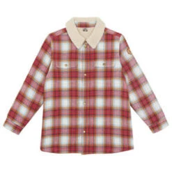 BontonKids Bonton Banane Shirt Jacket - Red Plaid