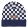 BontonKids Bonton Checkerboard Beanie - Navy Blue