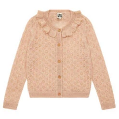 BontonKids Bonton Corolle Cardigan - Anemone Pink