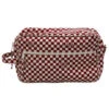 BontonKids Bonton Pouch - Checkerboard Red Canvas