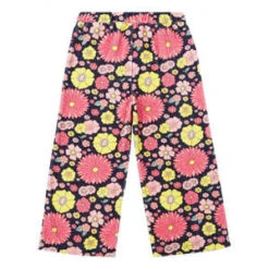 BontonKids Bonton Child Vintage Pants - Navy With Floral Print