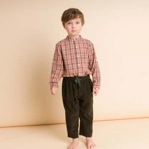 Beet WorldKids Beet World Long Sleeve Check Shirt - Red/Blue