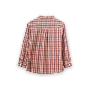 Beet WorldKids Beet World Long Sleeve Check Shirt - Red/Blue - Image 5