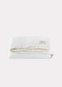 CaramelKids Caramel CHILD DUVET COVER 140 X 200 -MERCI - BLANC DE MEUDON