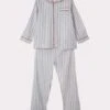 CaramelKids Caramel CHILD PYJAMA SET - INDIGO BLUE STRIPE