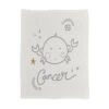 Moon Babe Blanketskids Moon Babe Blankets Cancer Babe Blanket - Ivory/light Grey/ochre