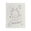 Moon Babe Blanketskids Moon Babe Blankets Capricorn Babe Blanket - Ivory/light Grey/ochre