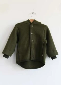 Disanakids Disana Boiled Wool Jacket - Olive