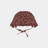 CaramelKids Caramel DANA BABY BONNET - CHOCOLATE FLORAL