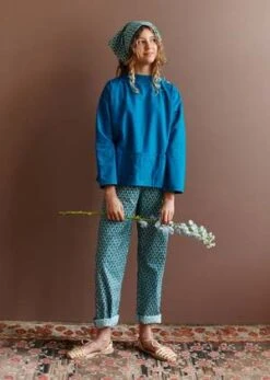 CaramelKids Caramel FICUS TEEN TROUSER - BLUE GEO PRINT