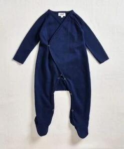 OeufKids Oeuf Footie Kimono Jumper - Indigo