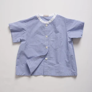 MakiéKids Maki James Shirt - Gingham White Collar