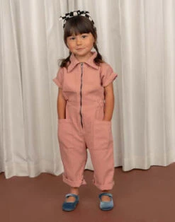 NobleKids Noble Organic Utility Suit - Dusty Rose