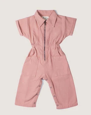 NobleKids Noble Organic Utility Suit - Dusty Rose - Image 12