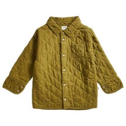 OeufKids Oeuf NYC Child Quilted Shirt - Moss Green