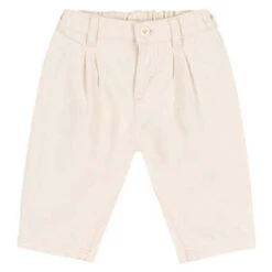 Petit BateauKids Petit Bateau Baby Pleated Pants - Cream