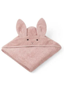 LiewoodKids Liewood Augusta Hood Towel - Rabbit Rose