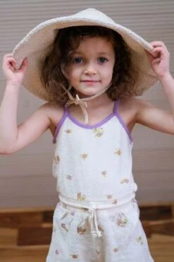 Bebe Organickids Bebe Organic Luna Sunhat - Natural Crochet