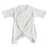 MakiéKids Maki Baby Terry Hadagi Romper - White