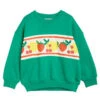 Mini RodiniKids Mini Rodini Child Fruits Border Sweatshirt - Green