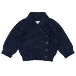 Misha & PuffKids Misha & Puff Saltwater Cardigan - Ink Blue