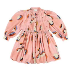 MorleyKids Morley Child Trudy Dress - Rose Bell Print Pink