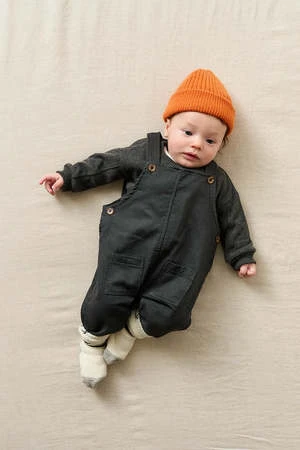 My Little CozmoKids My Little Cozmo George Knit Baby Sweater - Dark Grey - Image 2