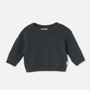 My Little CozmoKids My Little Cozmo George Knit Baby Sweater - Dark Grey