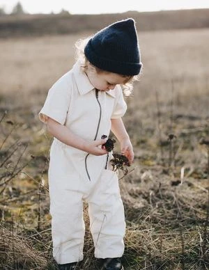 NobleKids Noble Organic Utility Suit - Oat Milk - Image 6
