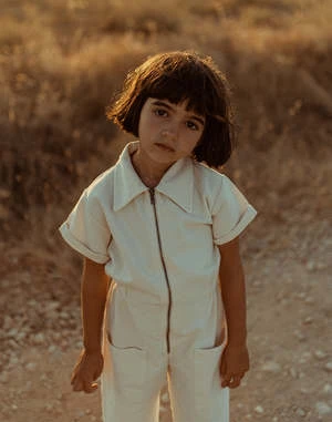 NobleKids Noble Organic Utility Suit - Oat Milk - Image 5