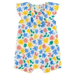 Petit BateauKids Petit Bateau Baby Belba Romper - Multicolour Floral Print