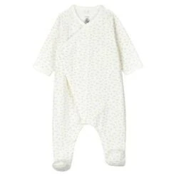 Petit Bateaukids Petit Bateau Baby Totif Cloud Print Pyjamas - White