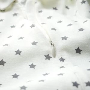 Petit Bateaukids Petit Bateau Baby Tusee Star Print Pyjamas - White - Image 3