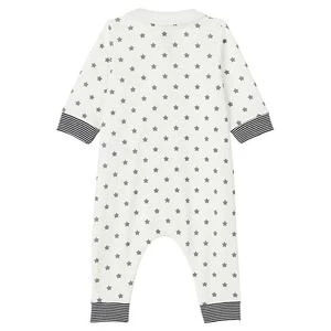 Petit Bateaukids Petit Bateau Baby Tusee Star Print Pyjamas - White - Image 2