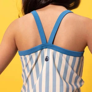 Petit BateauKids Petit Bateau Child Swimsuit - Blue Stripes - Image 3
