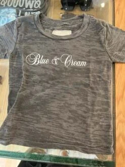 Blue&CreamKids Blue&Cream Script Toddler Tee - Black