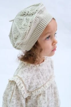 Bebe Organickids Bebe Organic Silvia Beret - Natural
