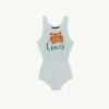 The Animals ObservatoryKids The Animals Observatory Squirrel Bodysuit - Light Blue