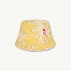 The Animals ObservatoryKids The Animals Observatory Starfish Baby Bucket Hat - Yellow